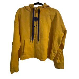NIKE NBA GOLDEN STATE WARRIORS CROPPED HOODIE